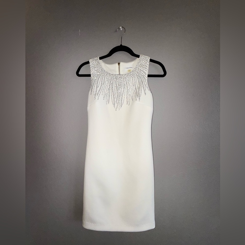 Calvin Klein Studded Sheath Dress NWT